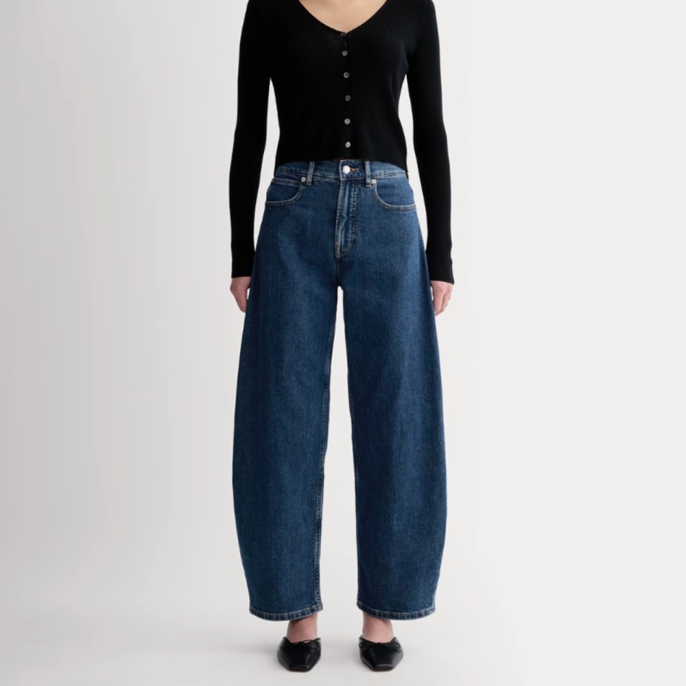 Everlane Highway Curve Barrel Leg Jeans
